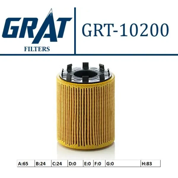 GRAT 10200 Yağ Filtresi 735000049