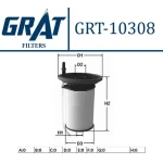 GRAT 10308 Yakıt Filtresi 77366607