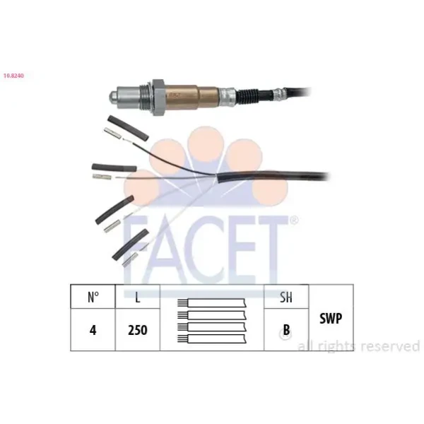 FACET 10.8240 Oksijen Sensörü