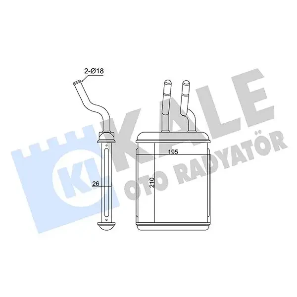 KALE 358560 Kalorifer Radyatörü 60779451