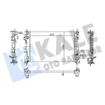 KALE 363055 Radyatör 50514472