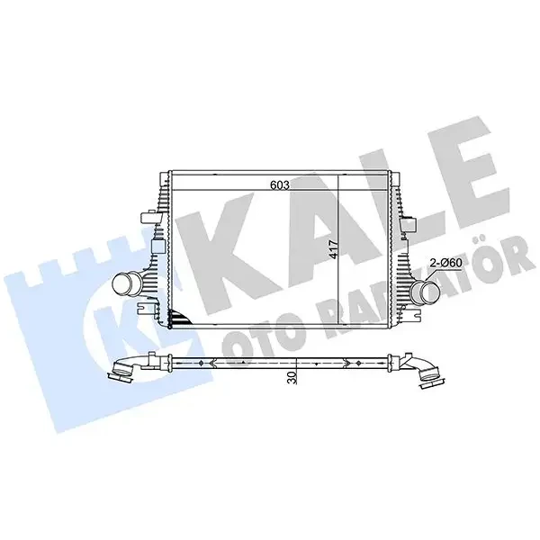 KALE 375755 Turbo Radyatörü 60692222