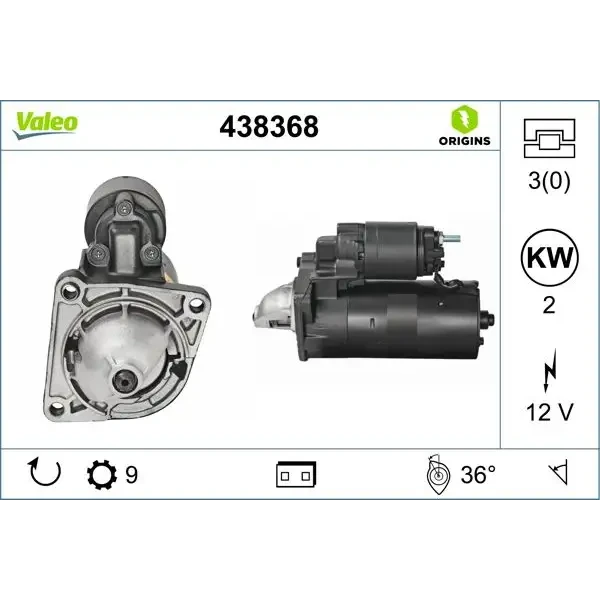 VALEO 438368 Marş Motoru