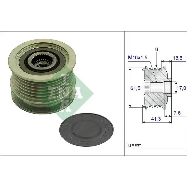 INA 535023410 Alternatör Kasnağı