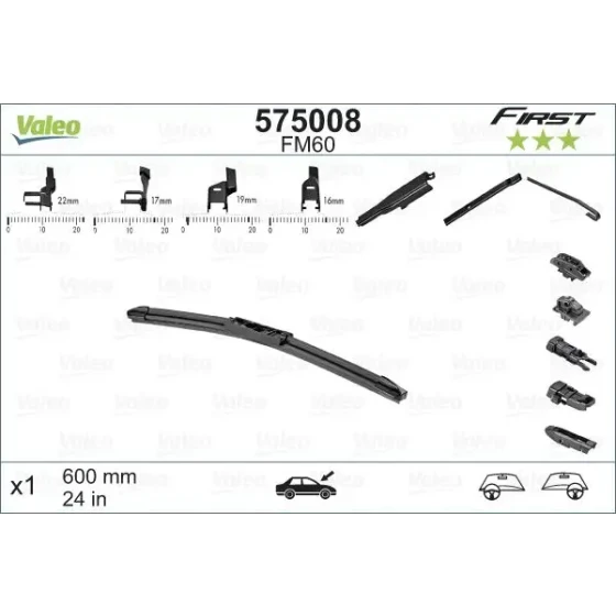 VALEO 575008 Silecek Süpürgesi (Tek) ürün görseli