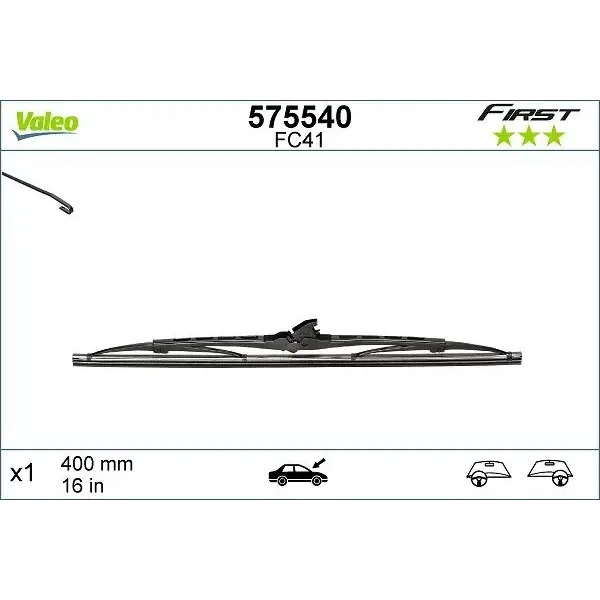 VALEO 575540 Silecek Süpürgesi (Tek)