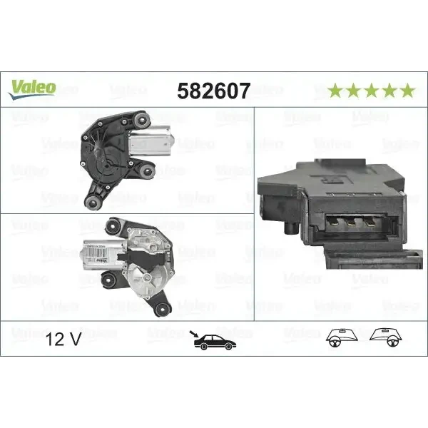VALEO 582607 Silecek Motoru (Arka) 50509441