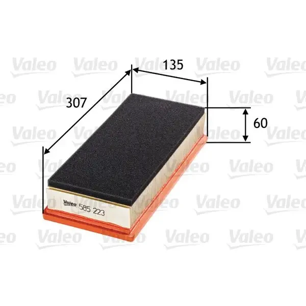 VALEO 585223 Hava Filtresi 46741119