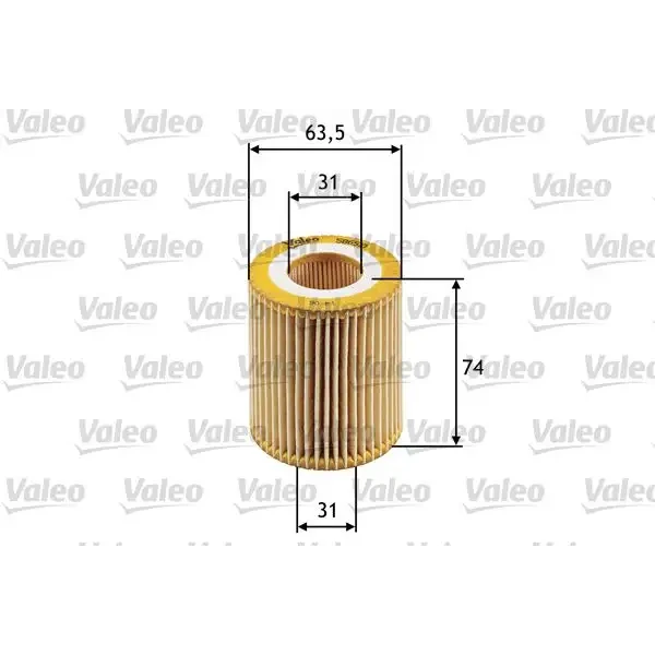 VALEO 586510 Yağ Filtresi