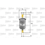 VALEO 587046 Yakıt Filtresi