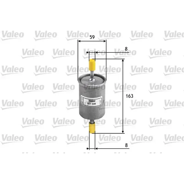 VALEO 587046 Yakıt Filtresi