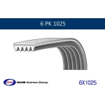 GMB 6PK1025 Kayış