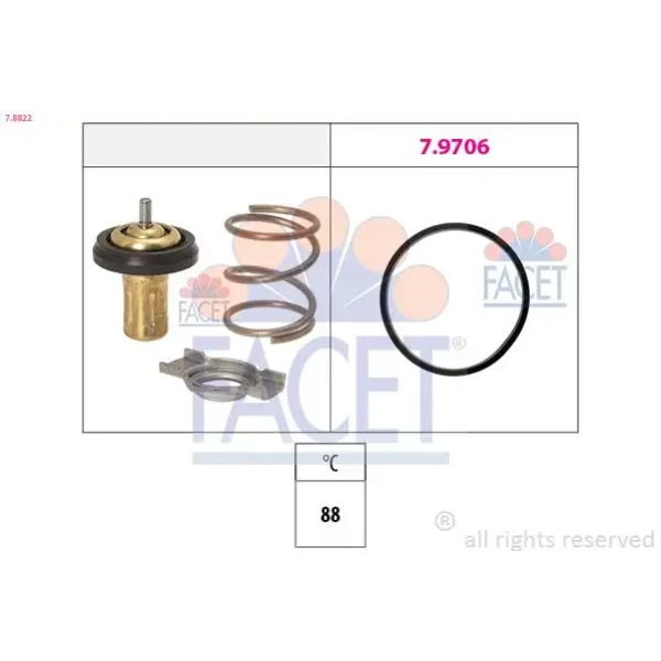 FACET 7.8822 Termostat