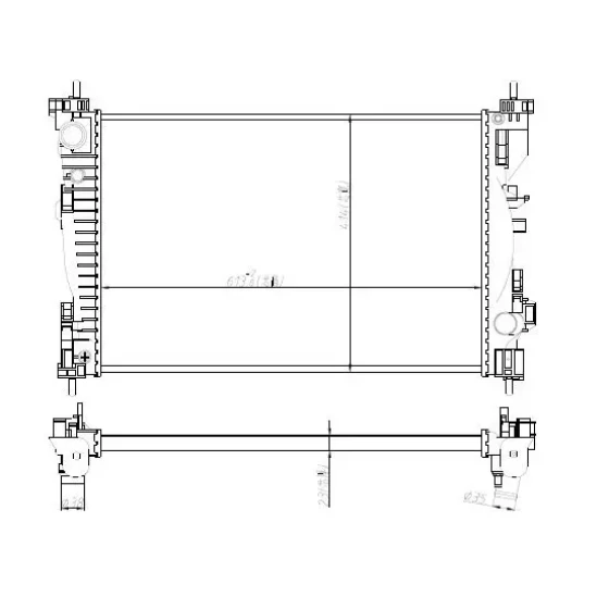 MGA 80775 Radyatör 50514472 ürün görseli