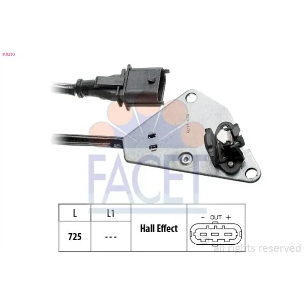 FACET 9.0210 Eksantrik Sensörü 46469912