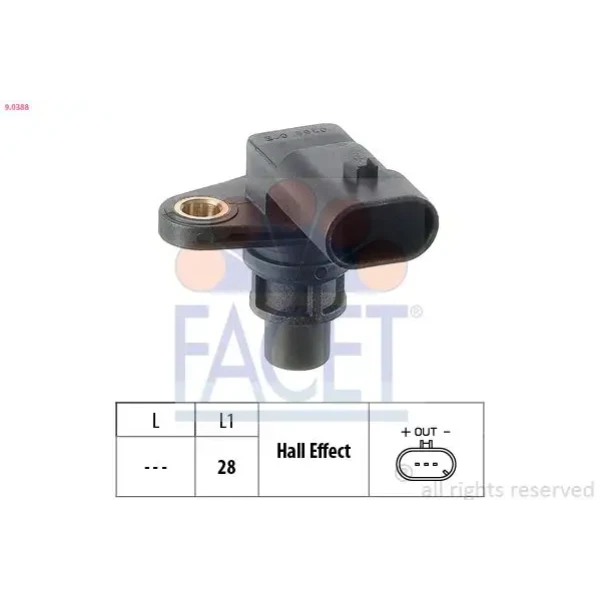 FACET 9.0388 Eksantrik Sensörü