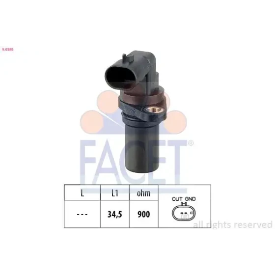 FACET 9.0389 Krank Sensörü 46798363 ürün görseli