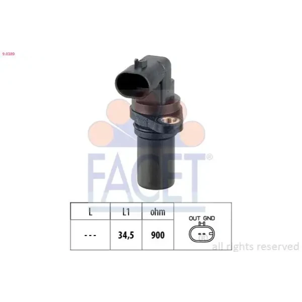 FACET 9.0389 Krank Sensörü 46798363
