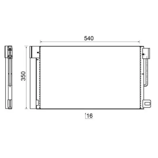 MAHLE AC367000S Klima Radyatörü