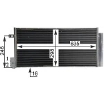 MAHLE AC505001S Klima Radyatörü