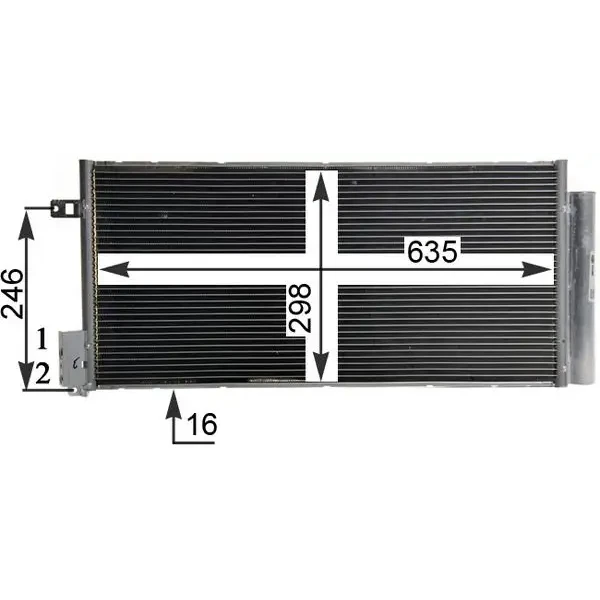 MAHLE AC505001S Klima Radyatörü