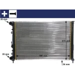 MAHLE CR1411000S Radyatör 46743394