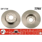 TRW DF1739 Arka Fren Diski