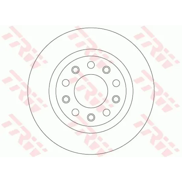 TRW DF8070 Arka Fren Diski 51815313