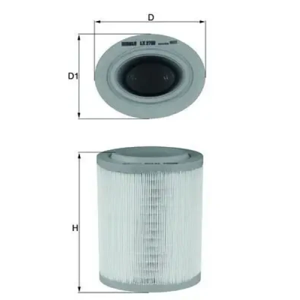 MAHLE LX2790 Hava Filtresi