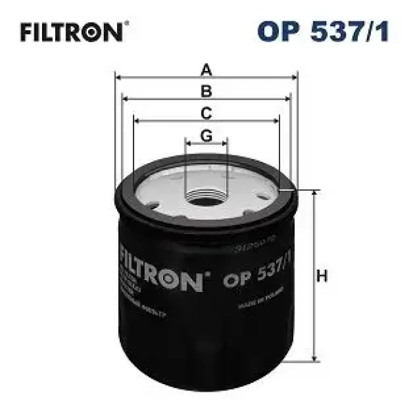 FILTRON OP537/1 Yağ Filtresi