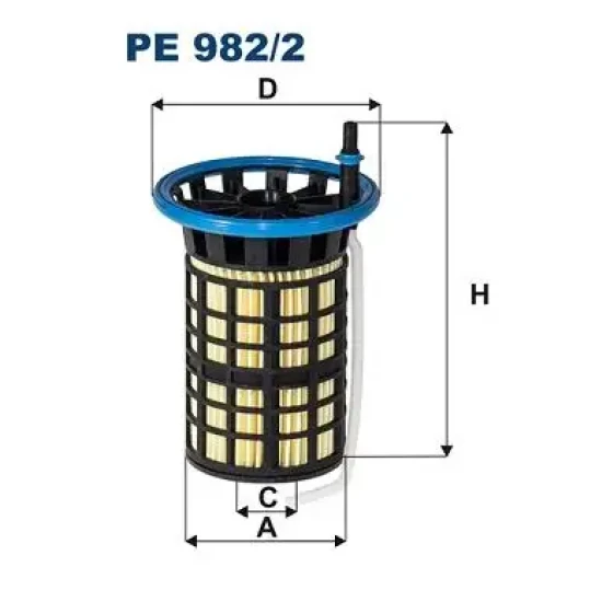 FILTRON PE982/2 Yakıt Filtresi ürün görseli