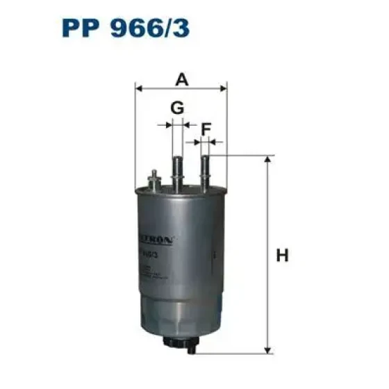 FILTRON PP966/3 Yakıt Filtresi ürün görseli