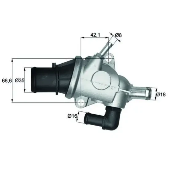 MAHLE TI12588 Termostat 60813208 ürün görseli