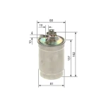 Bosch Yakıt Filtresi – 0450906429 / OEM 8E0127401
