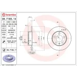 Brembo Arka Fren Diski – 08.7165.11
