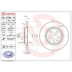 Brembo Arka Fren Diski – 08.A759.10 / OEM 8K0615601B