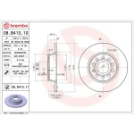 Brembo Arka Fren Diski – 08.B413.10 / OEM 5Q0615601D
