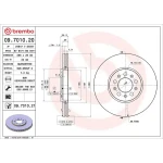 Brembo Ön Fren Diski – 09.7010.21 / OEM 6R0615301A