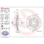 Brembo Ön Fren Diski – 09.7011.1X