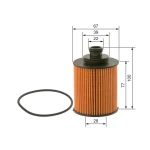 Bosch Yağ Filtresi – 09864B7005 / OEM 55197218