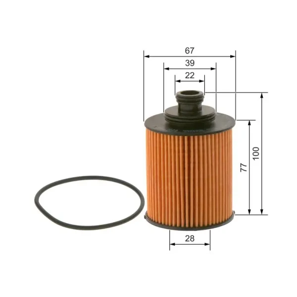 Bosch Yağ Filtresi – 09864B7005 / OEM 55197218