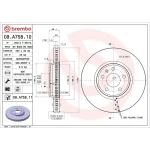 Brembo Ön Fren Diski – 09.A758.11 / OEM L8KD615301A