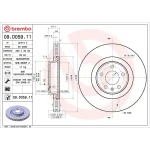 Brembo Ön Fren Diski – 09.D059.11 / OEM 8W0615301AB