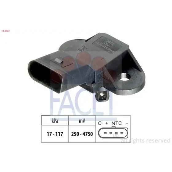 Facet Map Sensörü – 10.3072 / OEM 06B906051 ürün görseli