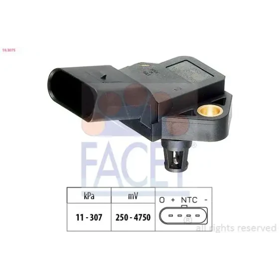 Facet Map Sensörü – 10.3075 / OEM 038906051C ürün görseli