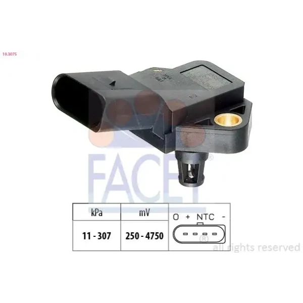 Facet Map Sensörü – 10.3075 / OEM 038906051C