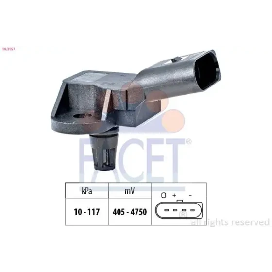 Facet Map Sensörü – 10.3157 / OEM 1K0612041DH ürün görseli