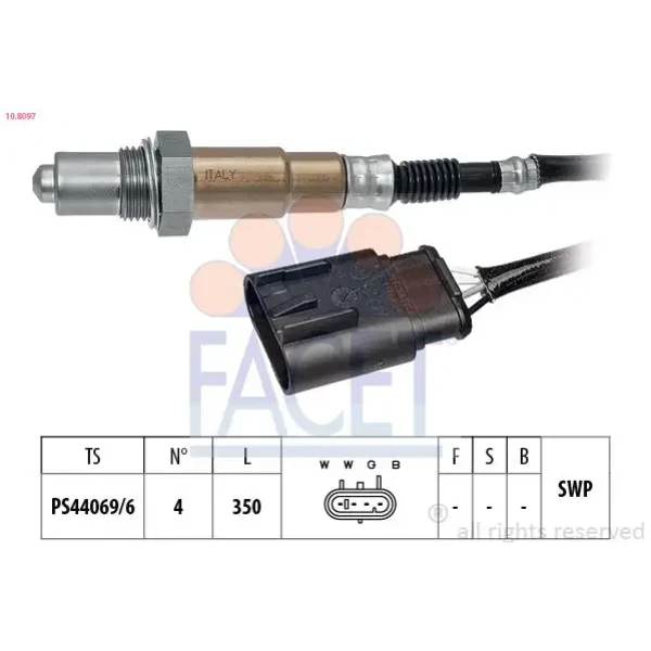Facet Oksijen Sensörü – 10.8097 / OEM 51774422