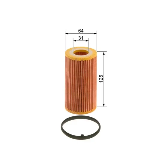 Bosch Yağ Filtresi – 1457429243 / OEM 06D115466 ürün görseli