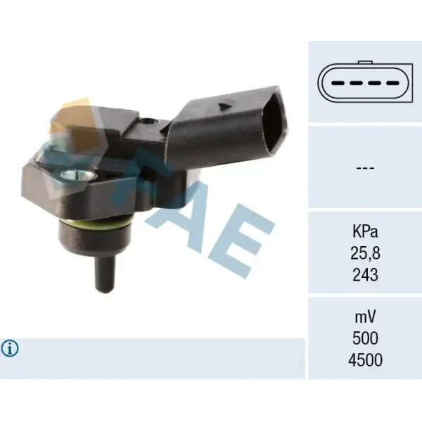 FAE Turbo Basınç Sensörü – 15030 / OEM 99VW9E928AA